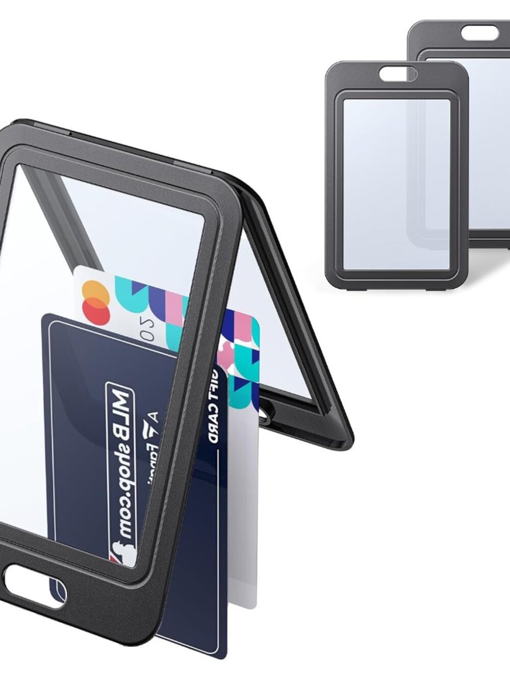 3 Pack Vertical Badge Holders for Office School IDs